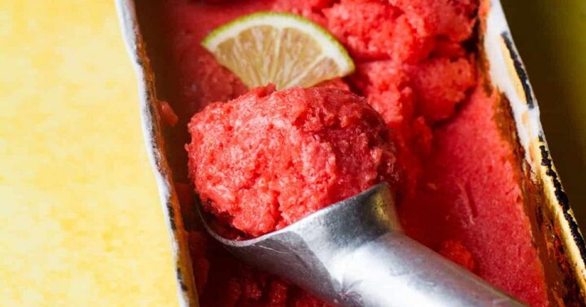 Fresh and Sweet Homemade Strawberry Sorbet Recipe | Samsung Food App
