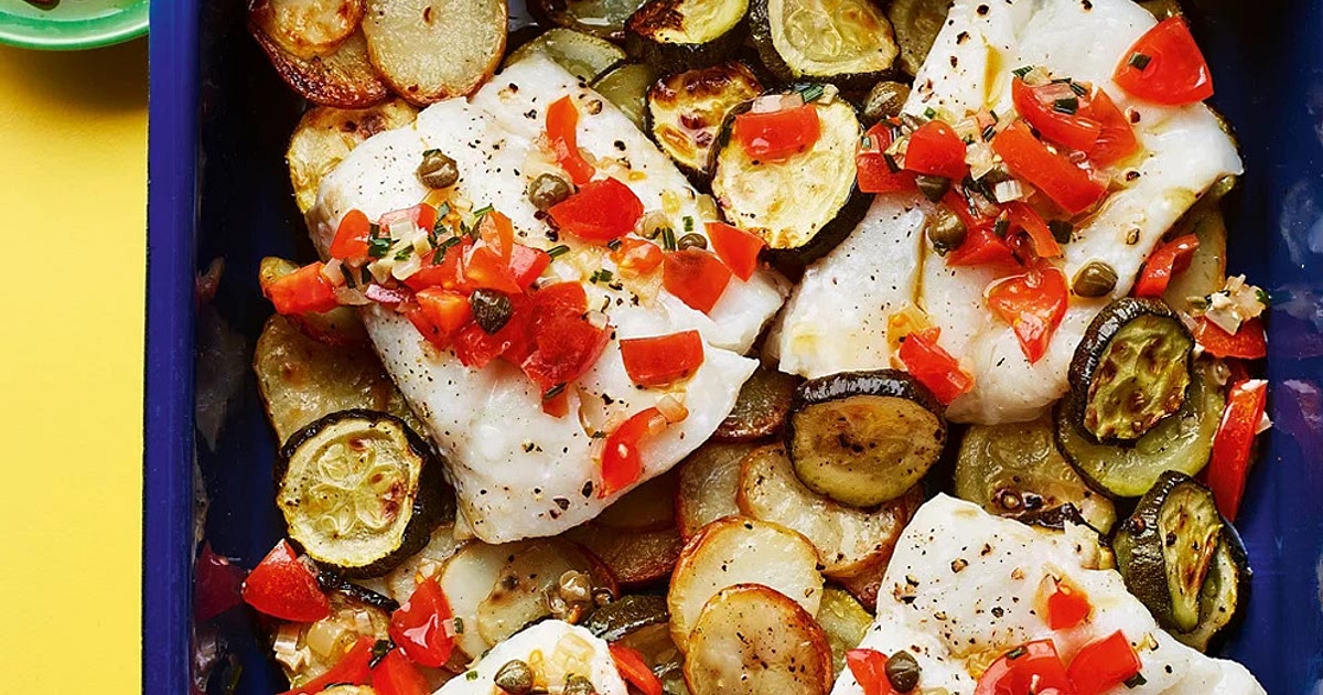 Roast Cod with Tomato Dressing Recipe | Samsung Food App