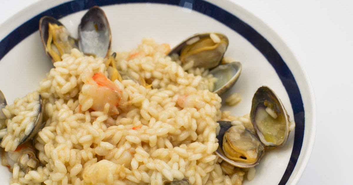 Risotto di Mare - Shrimp and Clam Seafood Risotto Recipe | Samsung Food App
