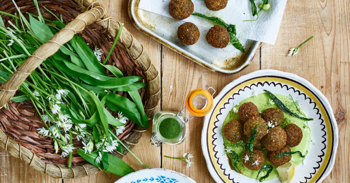 Wild Garlic Falafel - Gaz Oakley Recipe | Samsung Food App