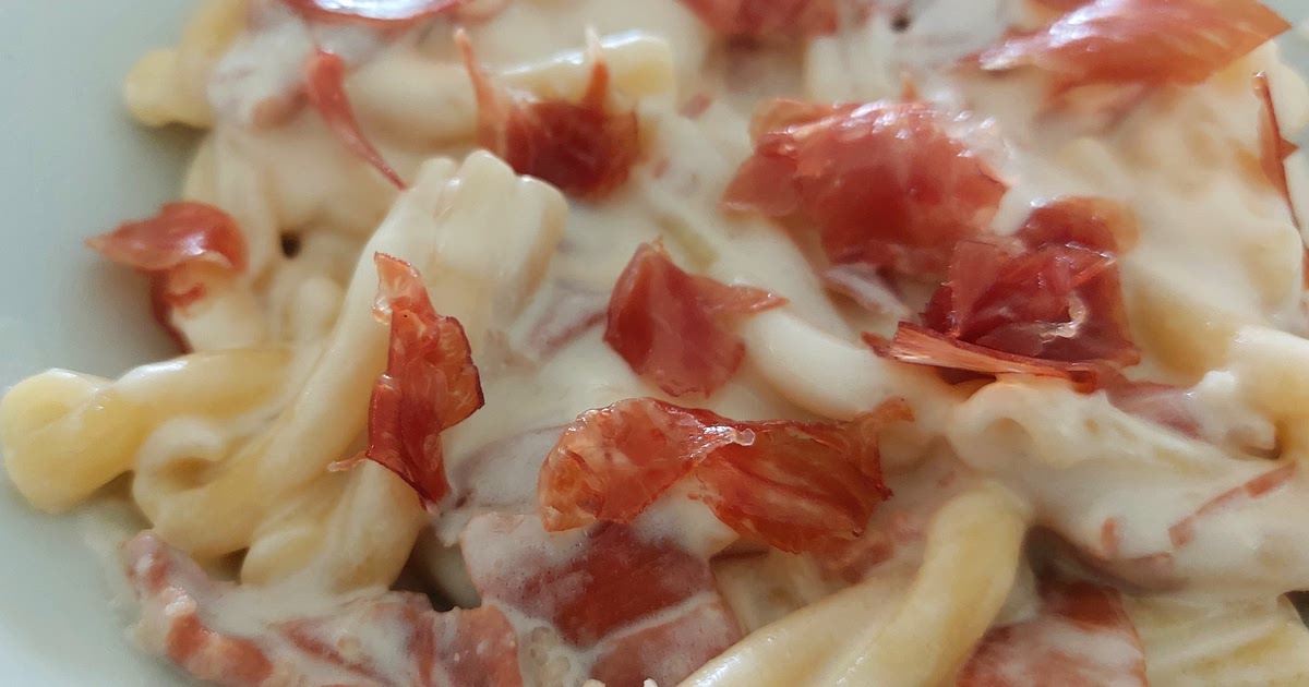 Pasta -Parmesan cream and raw ham Recipe | Samsung Food App