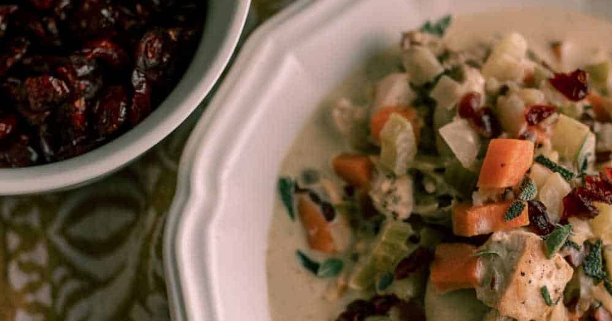 Cranberry Wild Rice Chicken Soup Recipe | Samsung Food App
