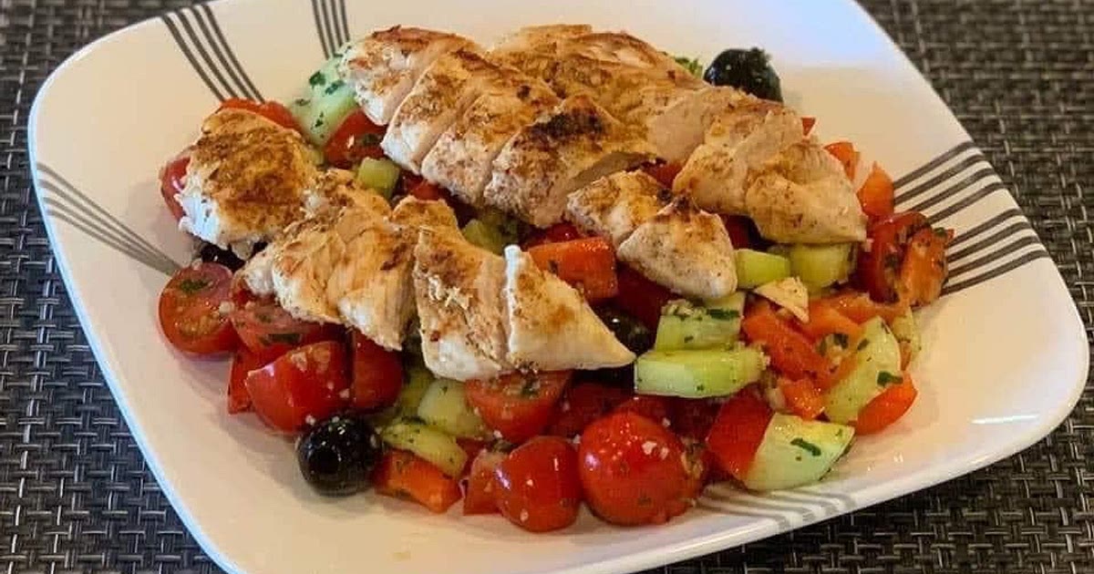 GREEK LEMON CHICKEN SALAD Recipe | Samsung Food App
