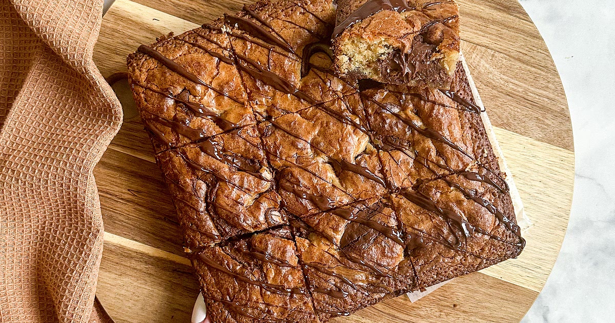 Nutella Swirl Blondies Recipe | Samsung Food App