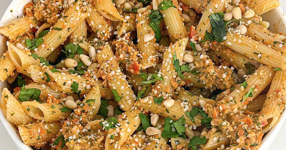 15-Minute Sun-Dried Tomato Pesto Pasta Recipe | Samsung Food App