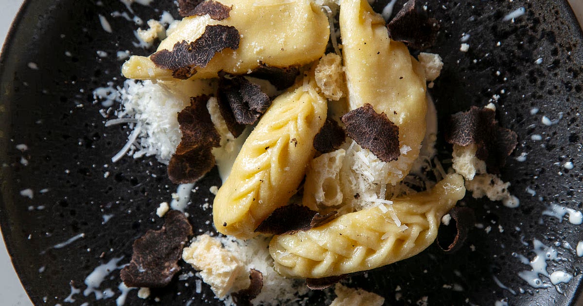 Black truffle Culurgiones with Grana Padano Recipe | Samsung Food App