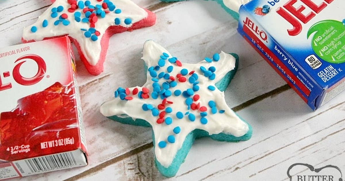 PATRIOTIC JELLO SUGAR COOKIES Recipe | Samsung Food App