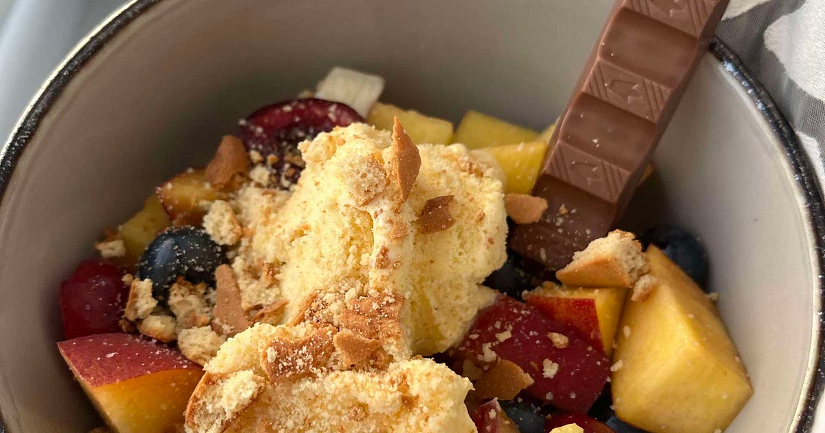 A perfect dessert - fruit salad with ice-cream Recipe | Samsung Food App