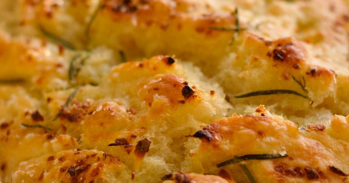 Garlic Rosemary Focaccia Recipe | Samsung Food App