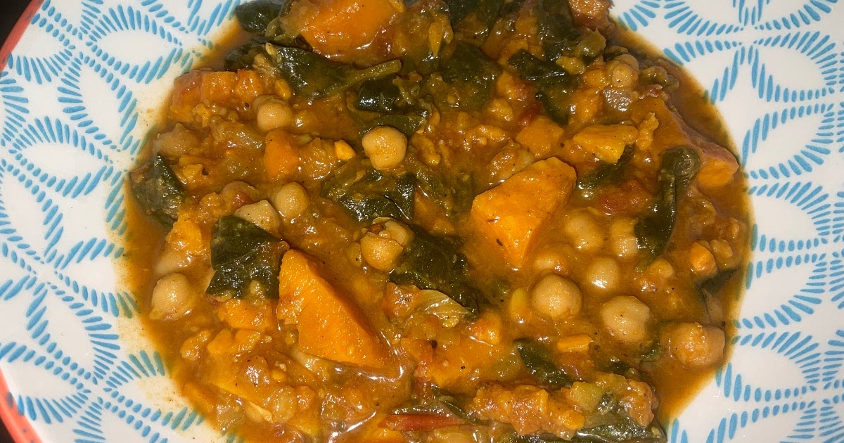 Sweet Potato, Chickpea and Spinach Curry Recipe | Samsung Food App