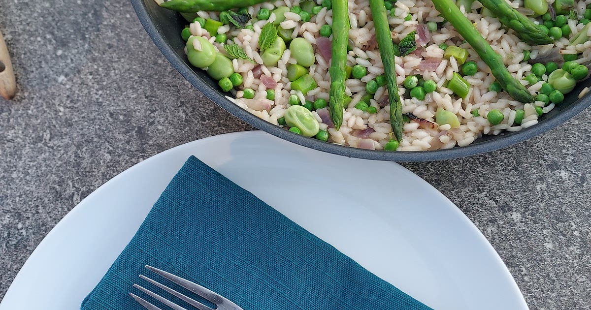 Spring or Summer Risotto Recipe | Samsung Food App