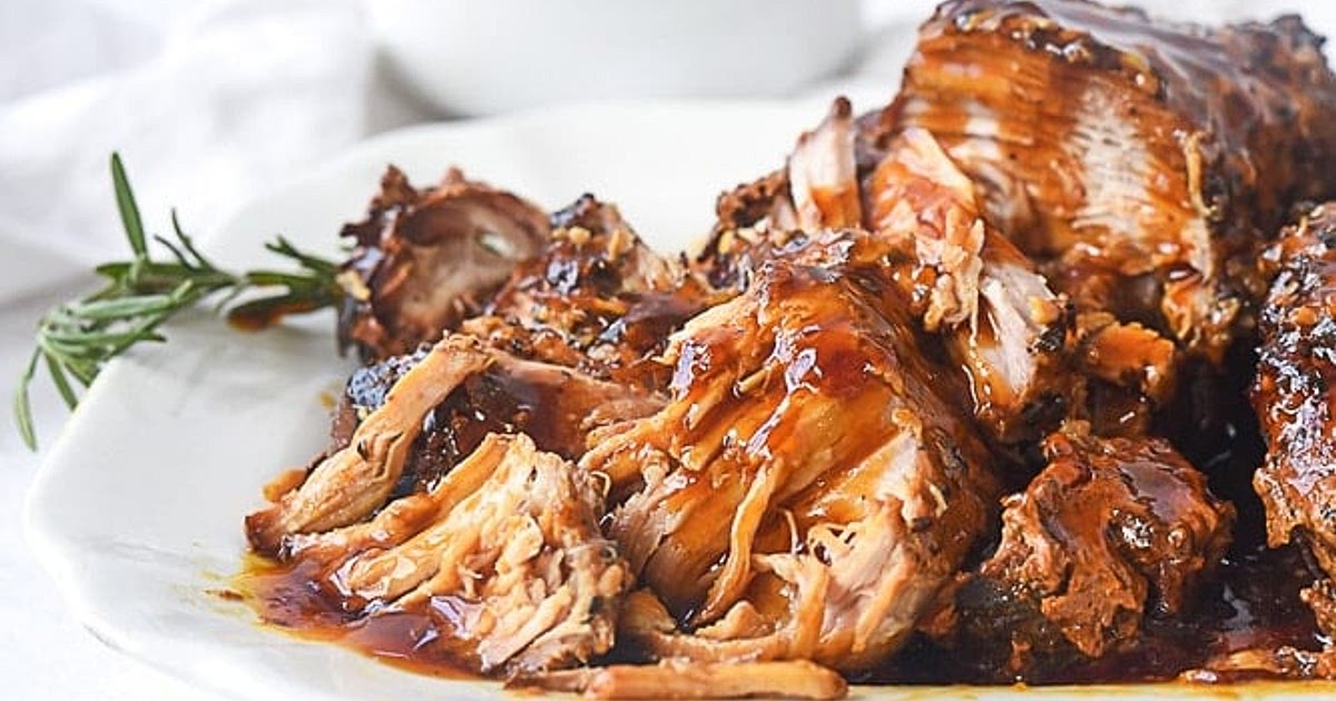 Slow Cooker Parmesan Honey Pork Roast Recipe | Samsung Food App