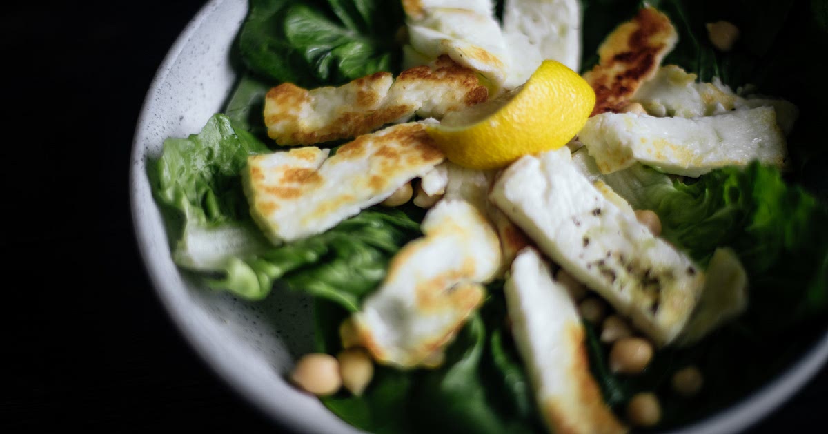 Warm Roasted Veg, Chick Pea & Halloumi Salad Recipe | Samsung Food App