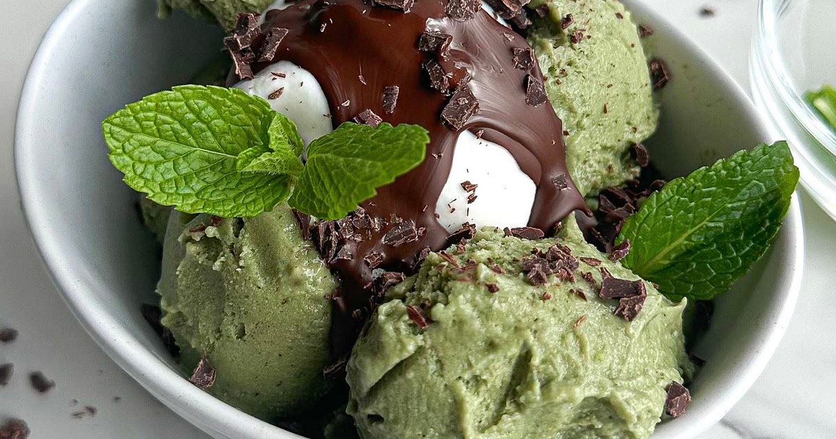 Avo Mint Choc Chip Nice Cream Recipe | Samsung Food App