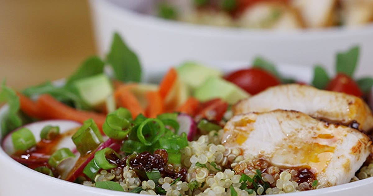 Chipotle Chicken Bowls with Cilantro-Lime Quinoa Recipe | Samsung Food App