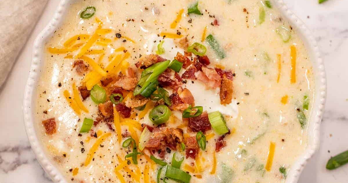 Easy Crockpot Potato Soup Recipe | Samsung Food App
