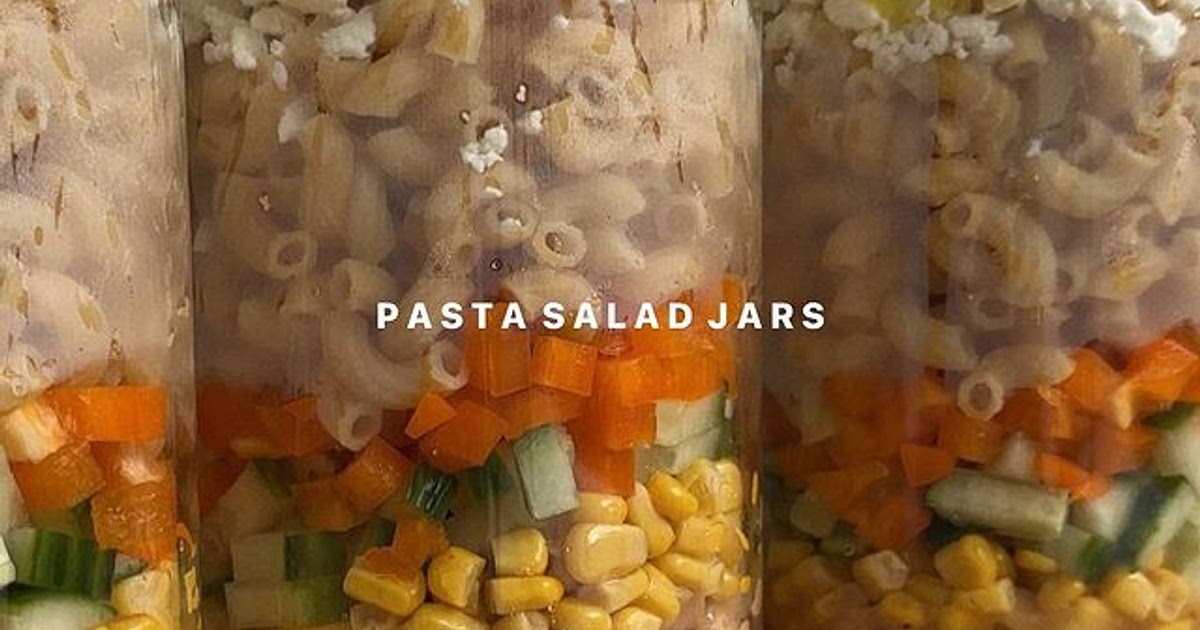 PROTEIN PASTA SALAD JARS! Recipe | Samsung Food App