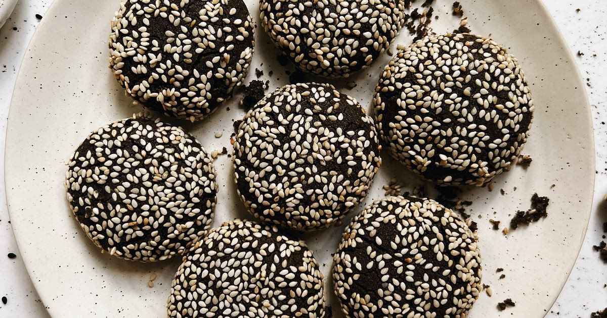 Black Tahini Cookies Recipe | Samsung Food App