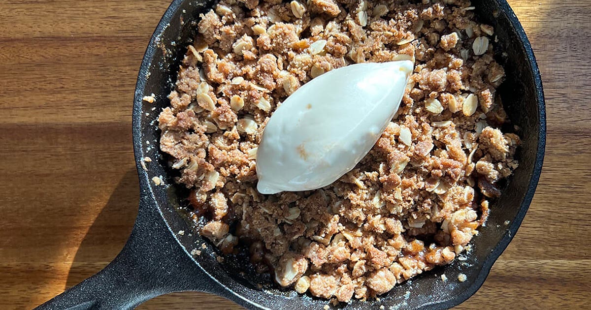 Single Serve Apple Crisp Recipe | Samsung Food App