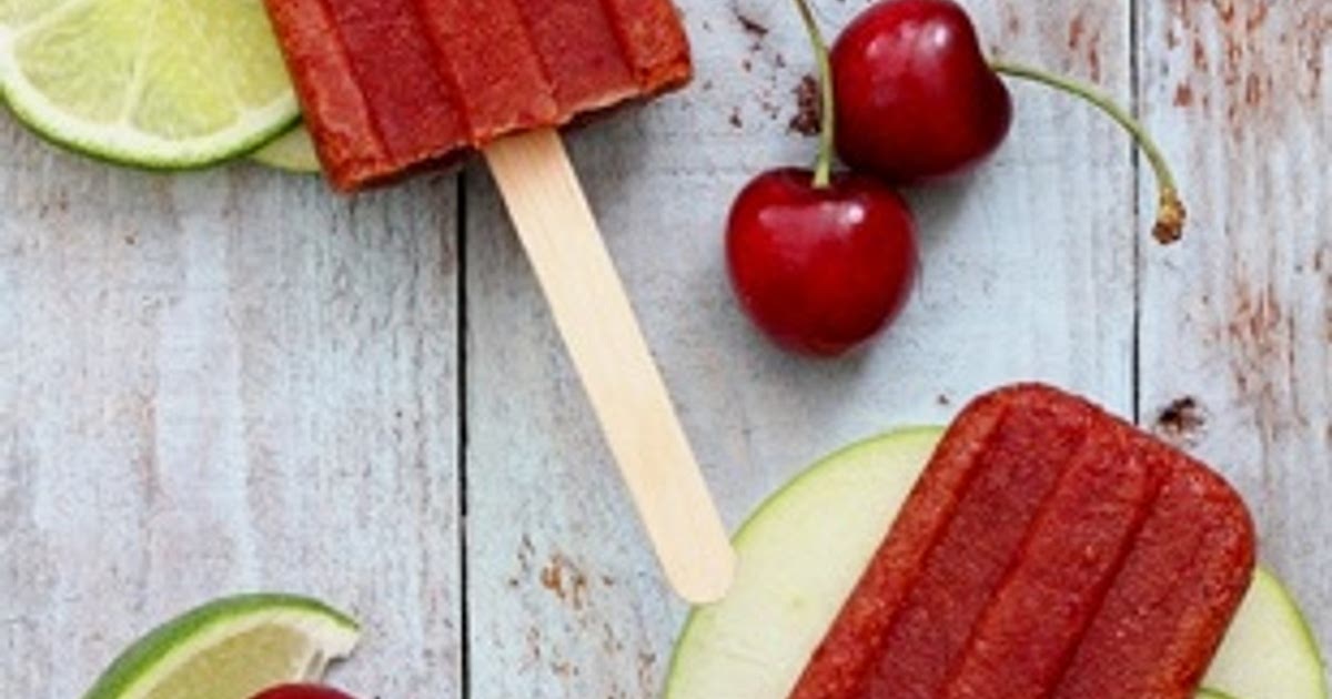 Cherry Apple Whiskey Sour Popsicles Recipe | Samsung Food App