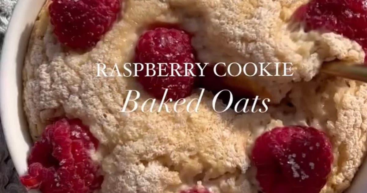 Raspberry Cookie Baked Oats Recipe | Samsung Food App
