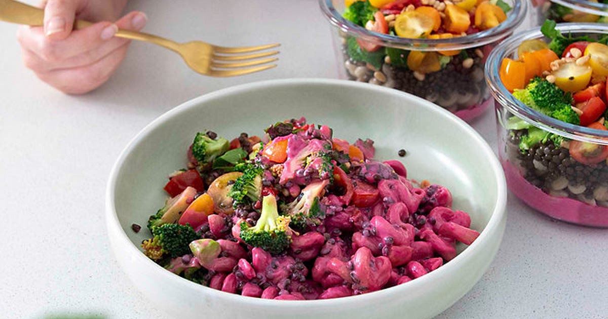 BARBIE RAINBOW PASTA SALAD (MEAL-PREP) Recipe | Samsung Food App