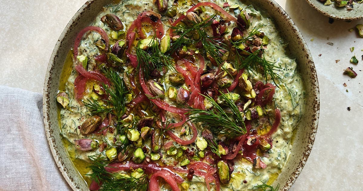 Pistachio Butter Tzatziki Recipe | Samsung Food App