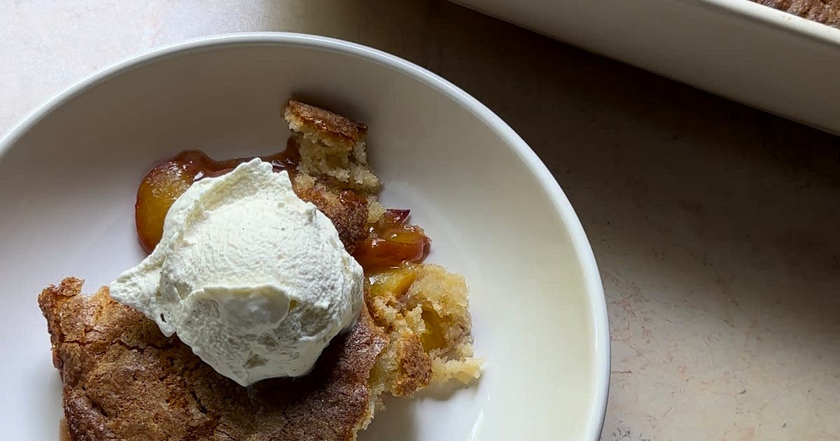 Nectarines cobbler 🧡 Recipe | Samsung Food App