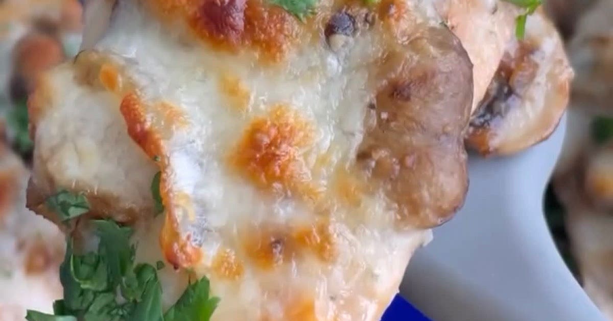 Cheesy mushroom chicken Recipe | Samsung Food App