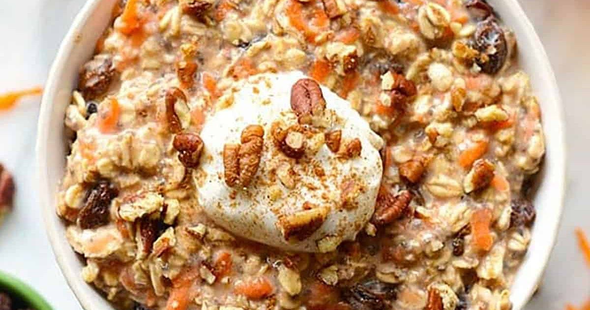 Carrot Cake Overnight Oats Recipe | Samsung Food App