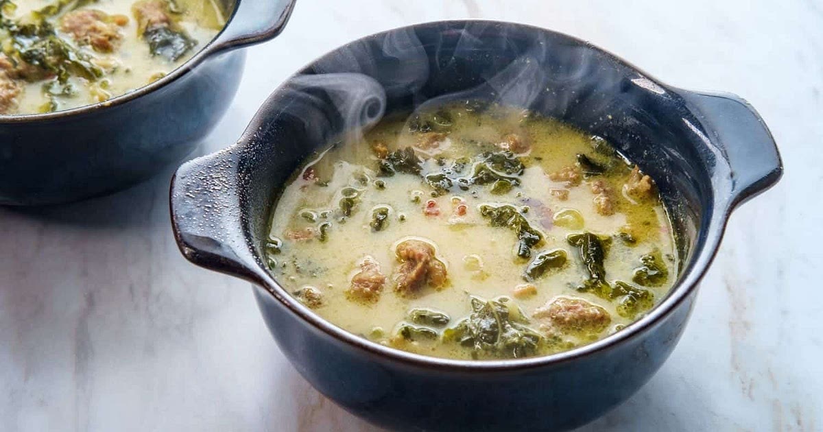 Creamy Italian sausage soup Recipe | Samsung Food App
