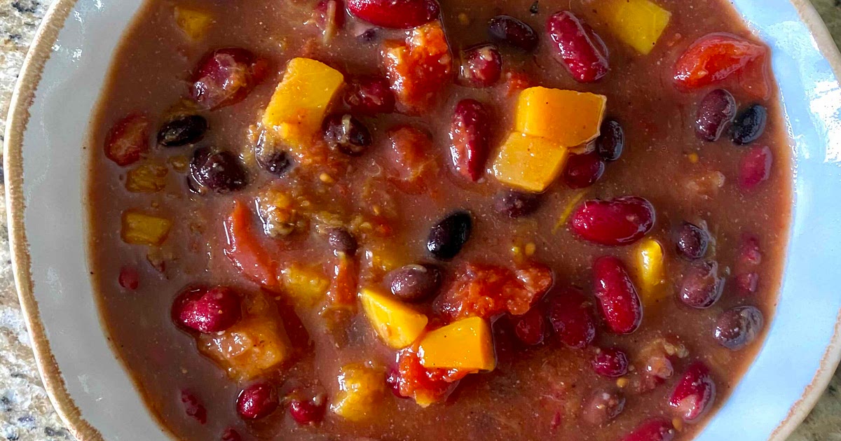 Easy Bean &amp; Butternut Squash Chili Recipe | Samsung Food App