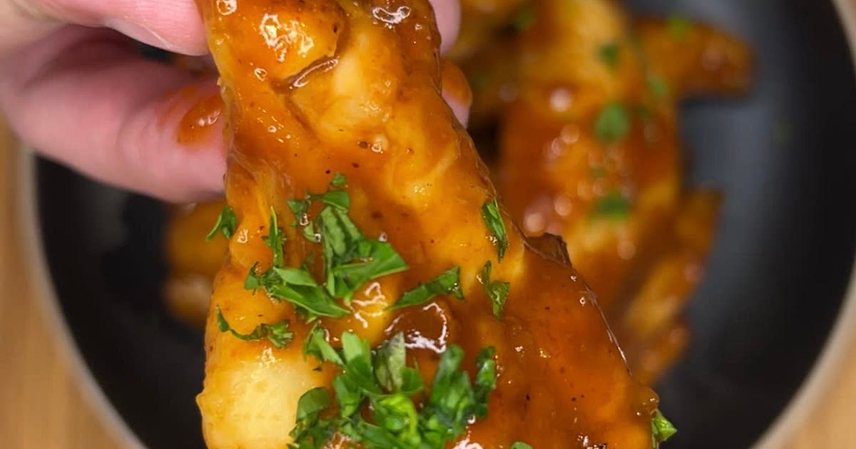 Apple Butter Air Fryer Wings Recipe | Samsung Food App