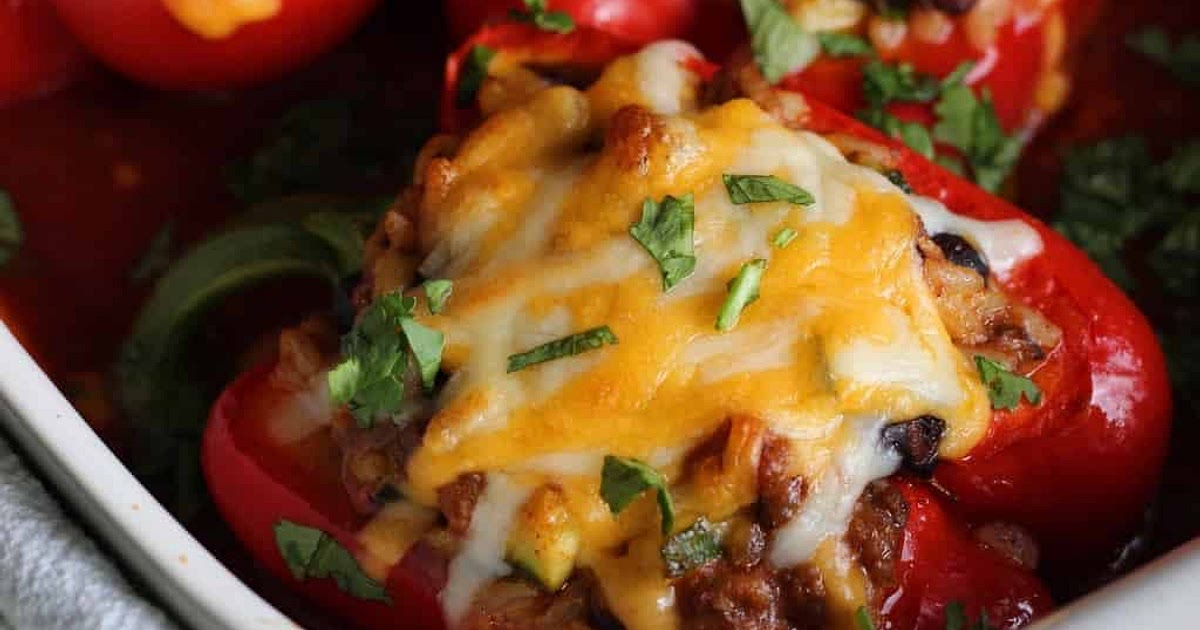 Low Carb Taco Turkey Bell Peppers Recipe | Samsung Food App