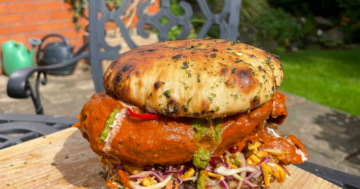 Crispy Butter Chicken Burger Recipe | Samsung Food App