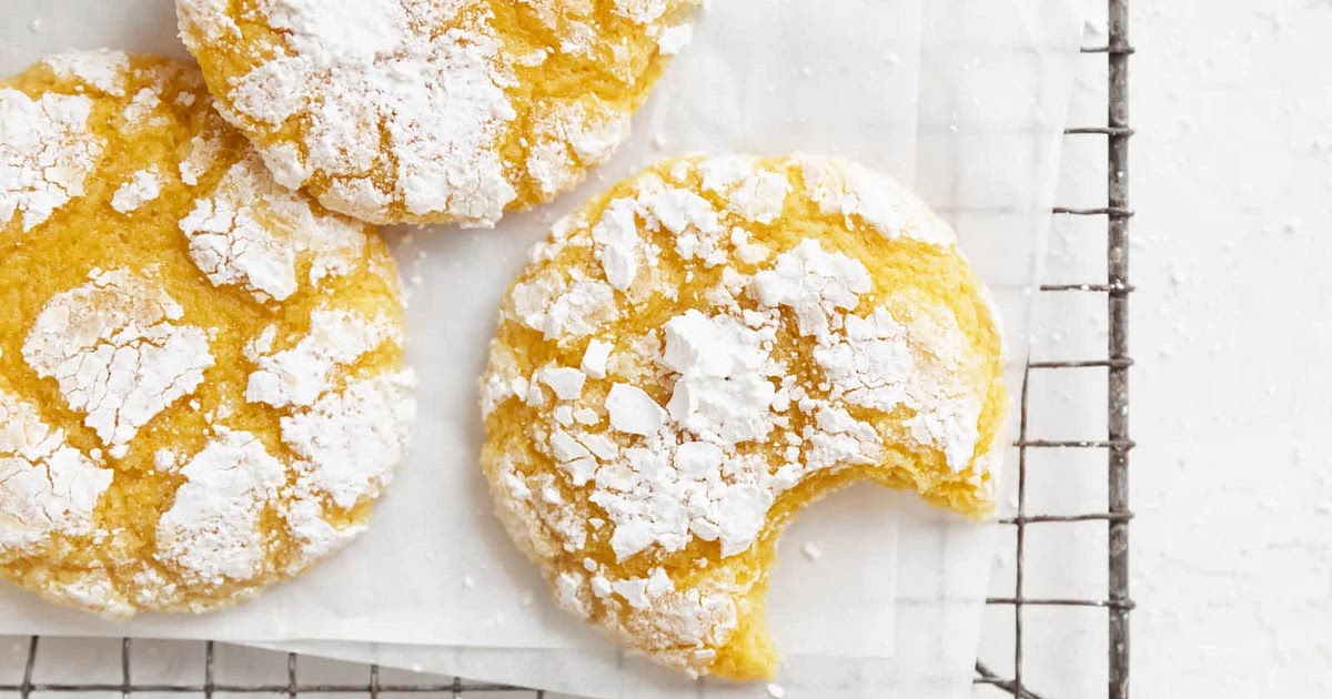 Lemon crinkle cookies Recipe | Samsung Food App