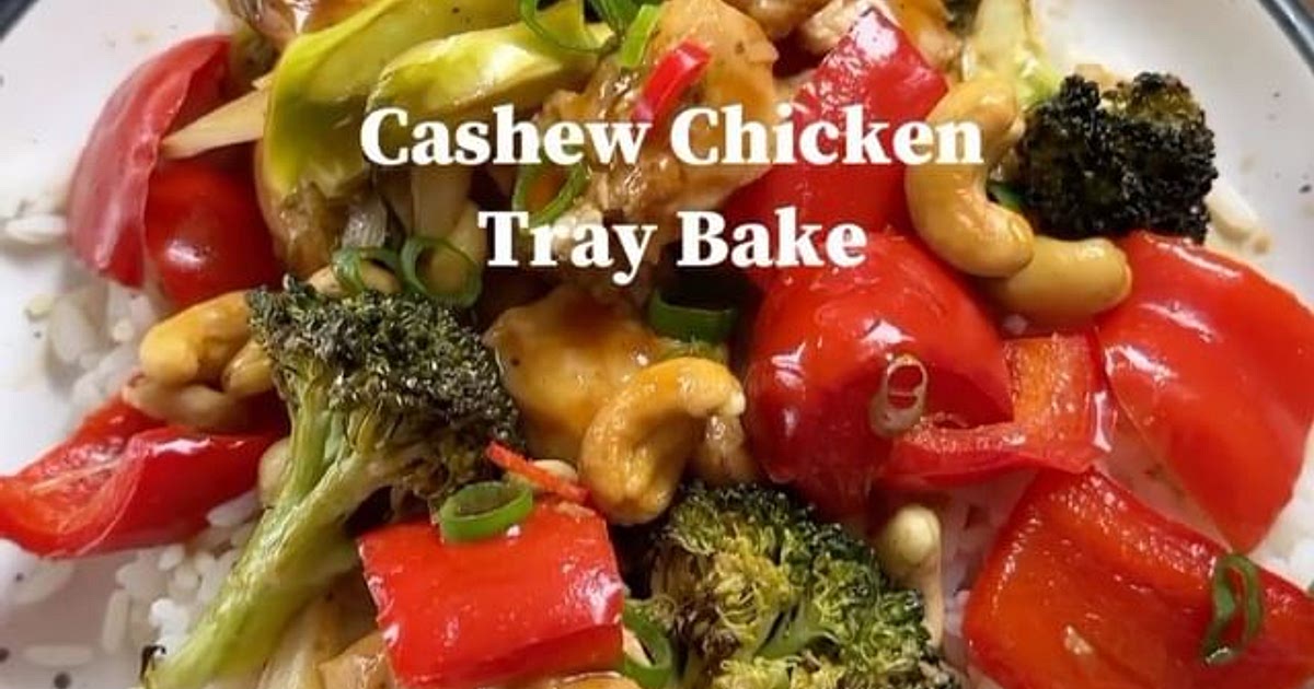 This Cashew Chicken Tray Bake Recipe | Samsung Food App