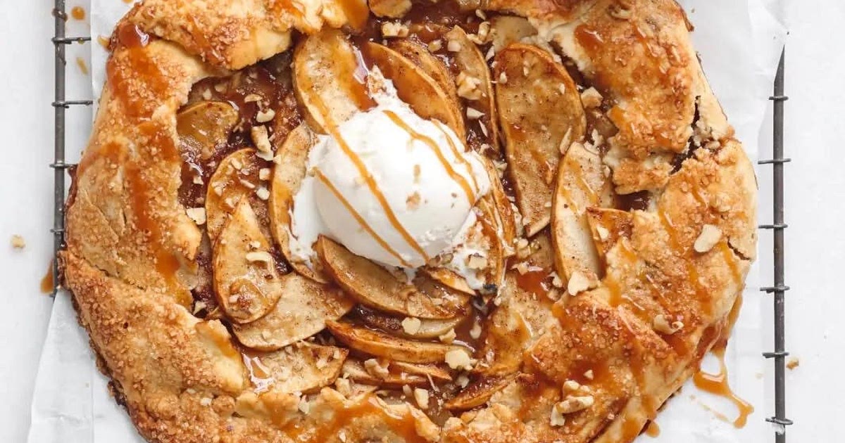 salted caramel apple galette Recipe | Samsung Food App