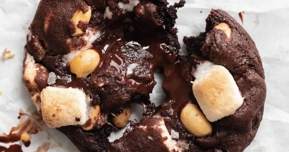 Fudgy Rocky road cookies Recipe | Samsung Food App