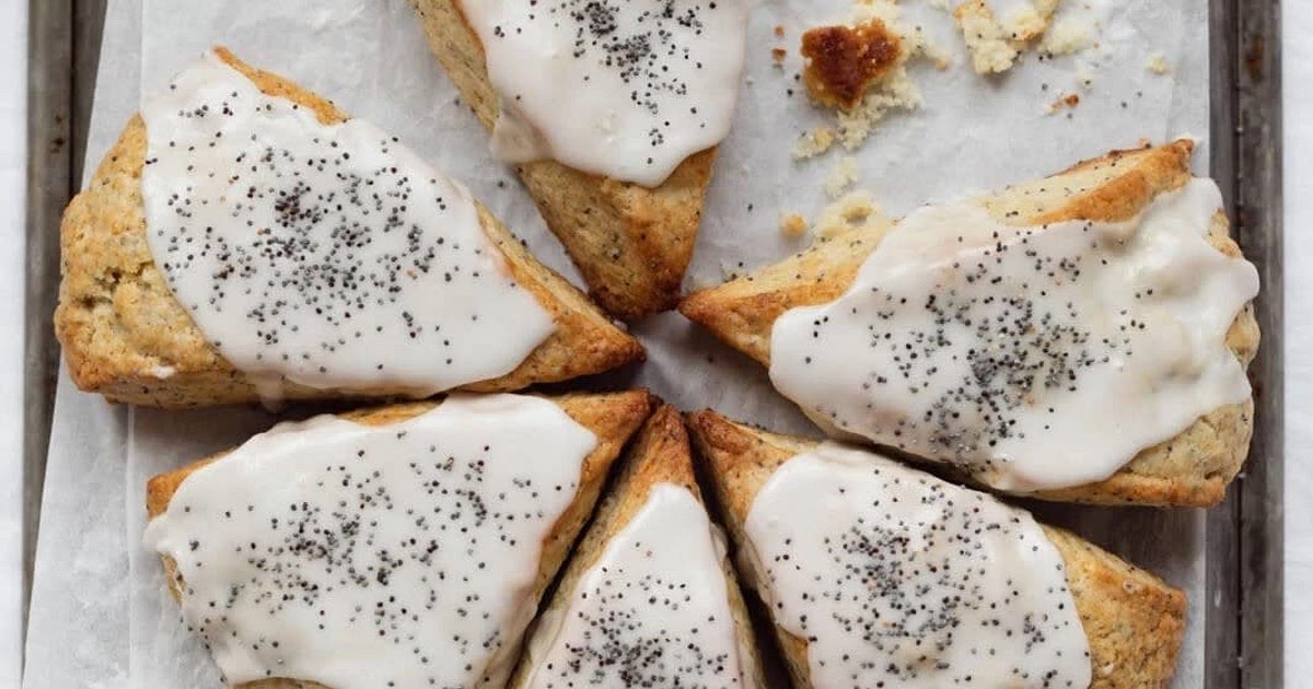 Lemon poppyseed scones  Recipe | Samsung Food App