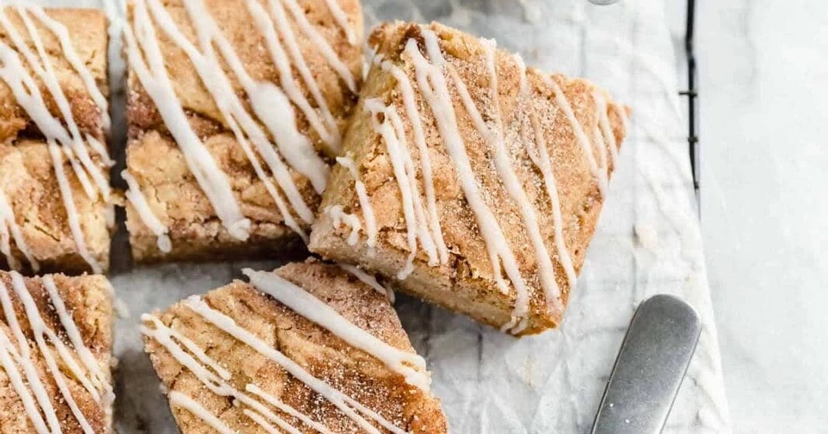 Cinnamon roll blondies Recipe | Samsung Food App