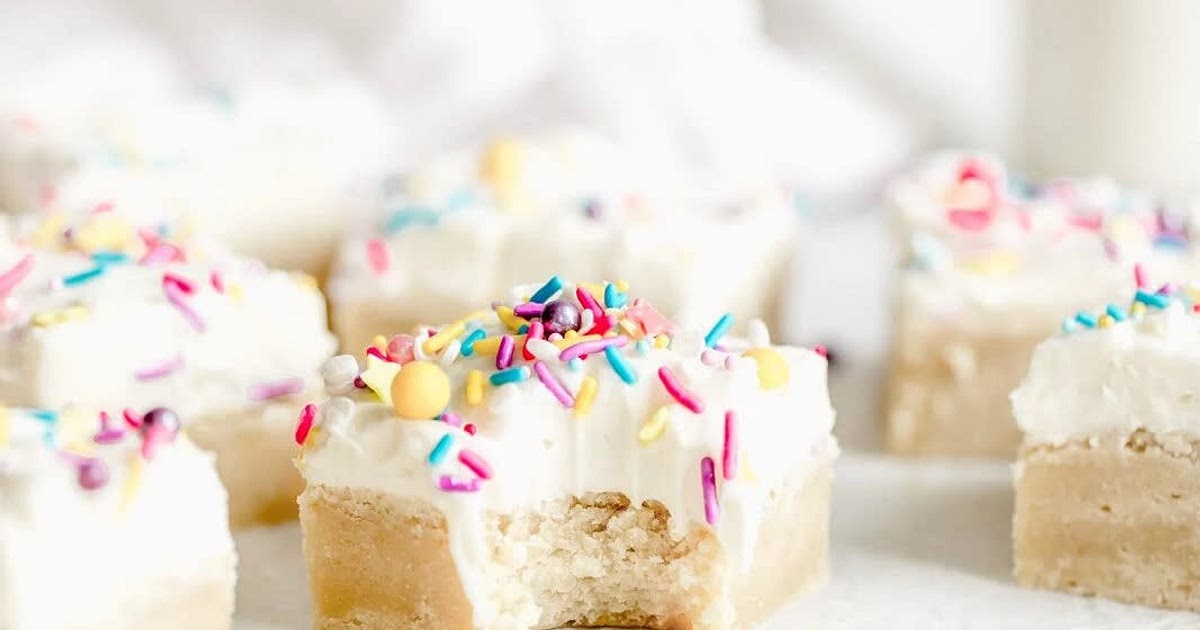 Frosted sugar cookie bars Recipe | Samsung Food App