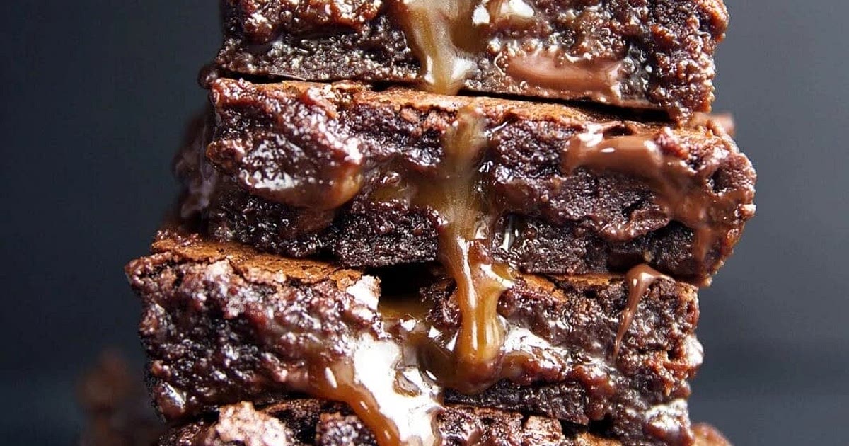Salted caramel brownies Recipe | Samsung Food App