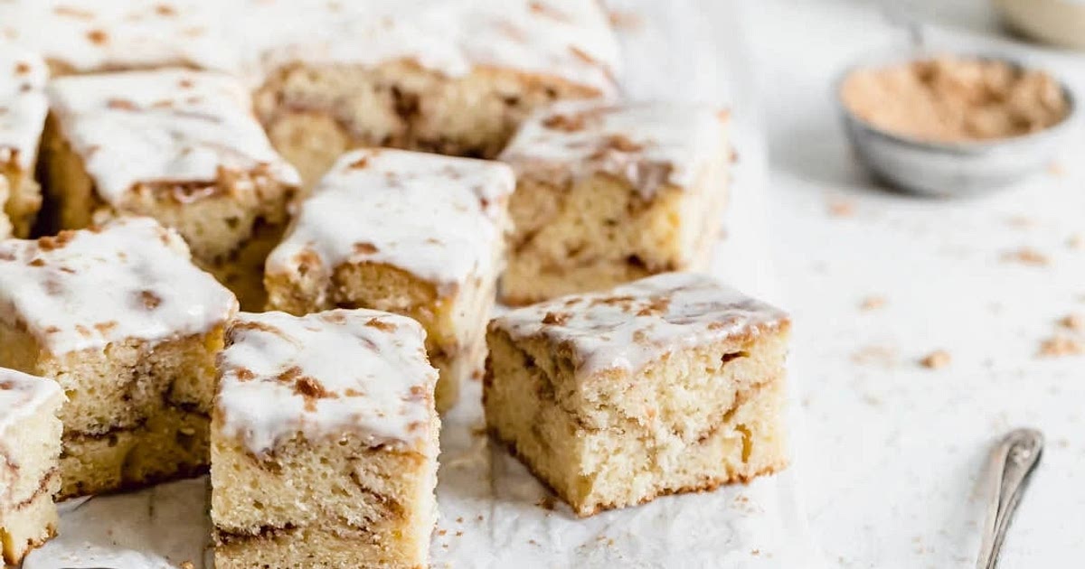 Cinnamon roll cake Recipe | Samsung Food App