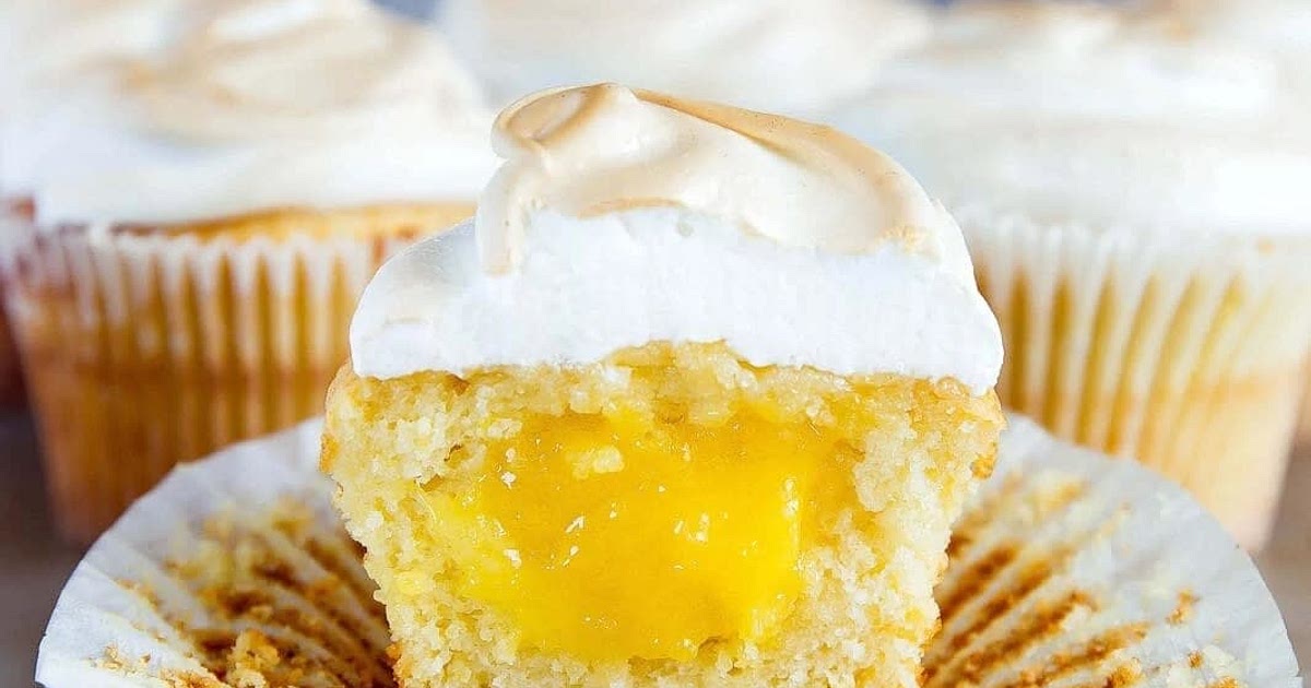 Lemon meringue cupcakes Recipe | Samsung Food App