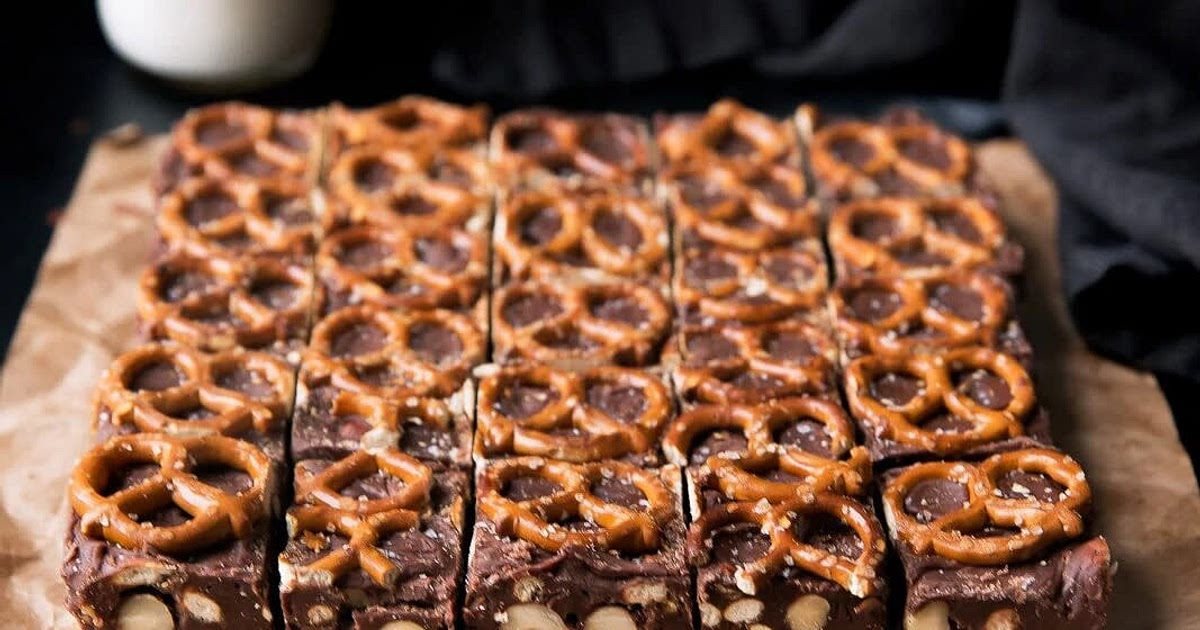 Salted pretzel Nutella fudge Recipe | Samsung Food App