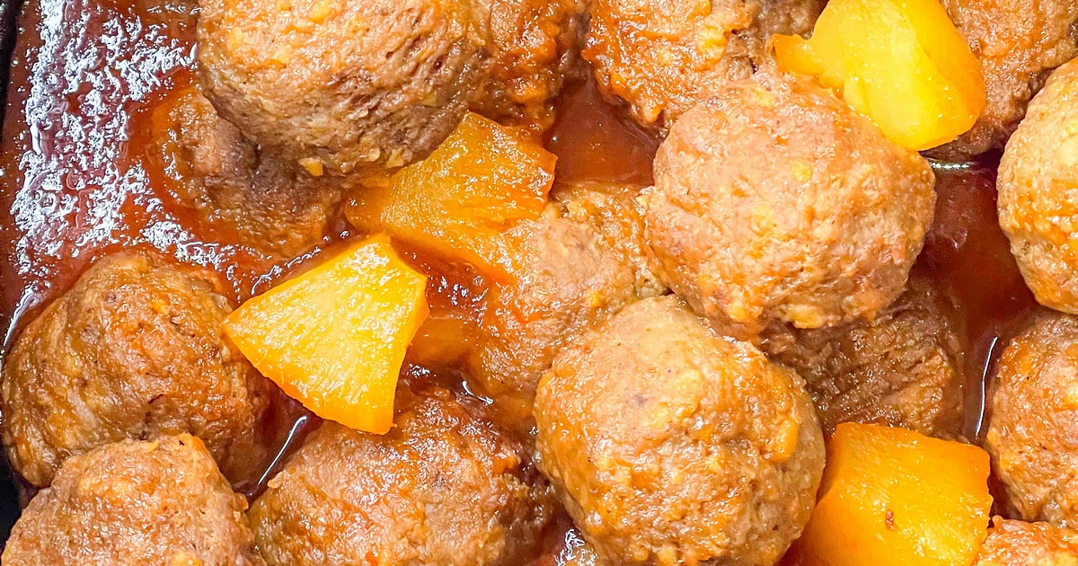 Crock Pot Sweet and Sour Meatballs Recipe | Samsung Food App