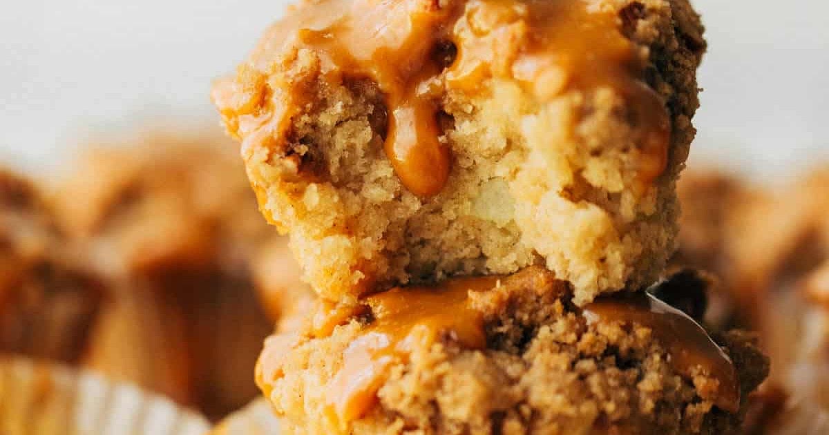 Caramel apple muffins Recipe | Samsung Food App