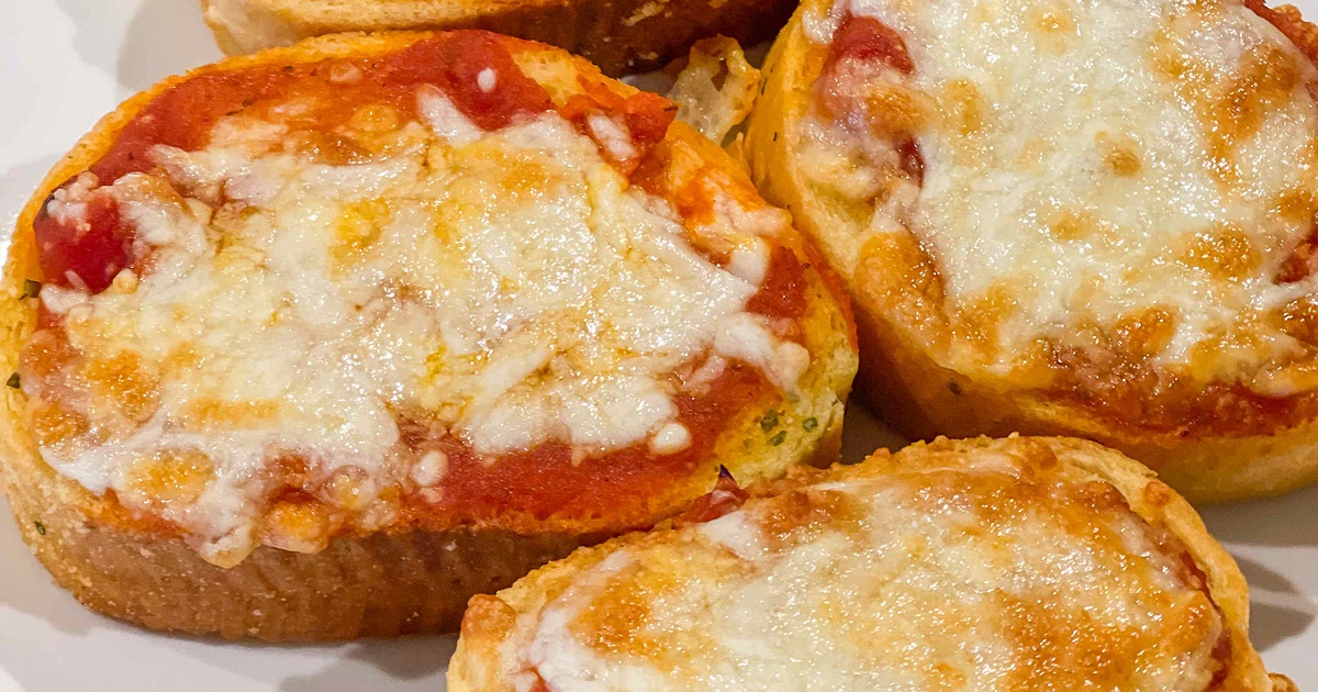 Air Fryer Garlic Toast Pizzas Recipe | Samsung Food App
