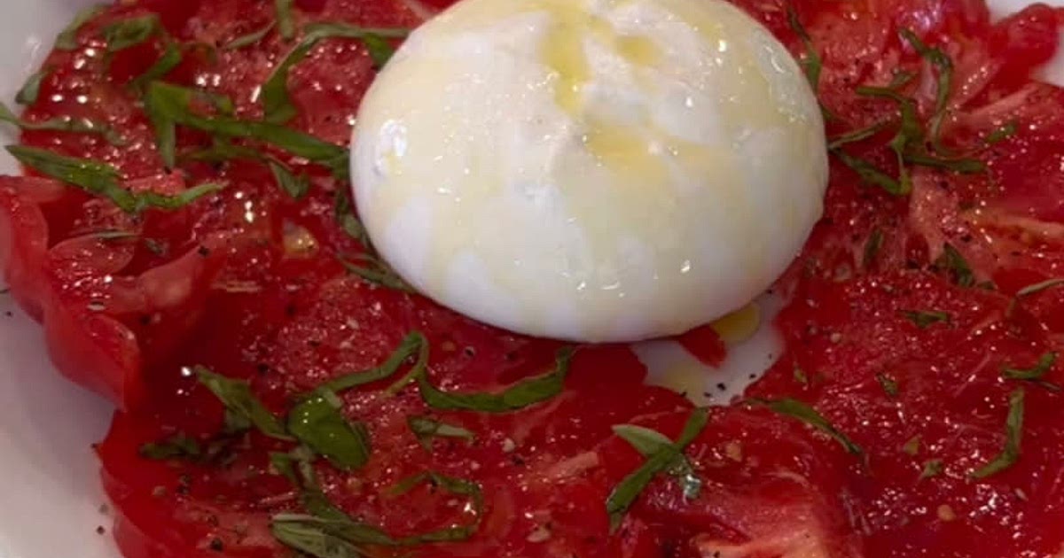 Heirloom Tomatoes and Burrata Recipe | Samsung Food App